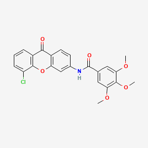 N-(5-chloro-9-oxo-9H-xanthen-3-yl)-3,4,5-trimethoxybenzamide