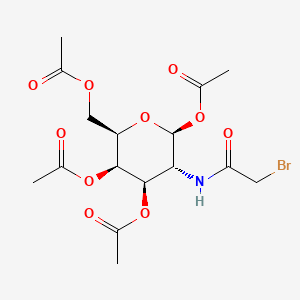 molecular formula C16H22BrNO10 B1221503 N-Bromoacetyl-beta-D-galactosamine tetra-O-acetate CAS No. 68499-62-7