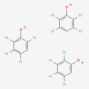 molecular formula C18H6Cl12O3 B1221506 Unii-8SD098qnah 