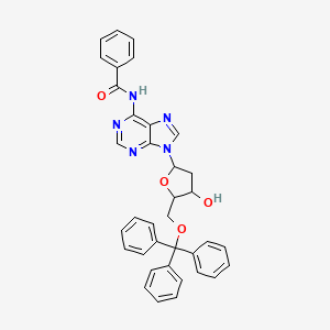 molecular formula C36H31N5O4 B12215061 5'-O-Trt-N6-Bz-dA 