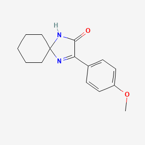 3-(4-Methoxyphenyl)-1,4-diazaspiro[4.5]dec-3-en-2-one