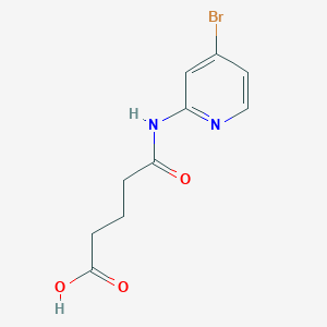 4-[(4-Bromopyridin-2-yl)carbamoyl]butanoic acid