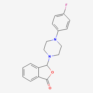 3-[4-(4-fluorophenyl)piperazin-1-yl]-2-benzofuran-1(3H)-one