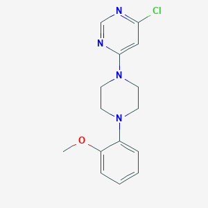 4-Chloro-6-[4-(2-methoxyphenyl)piperazin-1-yl]pyrimidine