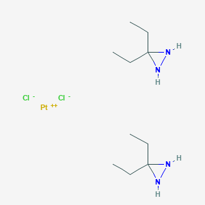 B1221518 Diethyldiaziridine platinum(II) CAS No. 92139-47-4