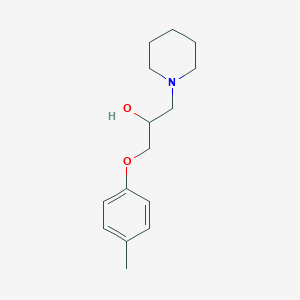 1-Piperidineethanol,a-[(4-methylphenoxy)methyl]-