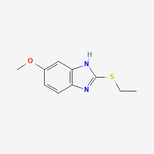 B1221526 2-(Ethylsulfanyl)-6-methoxy-1h-benzimidazole CAS No. 97148-48-6