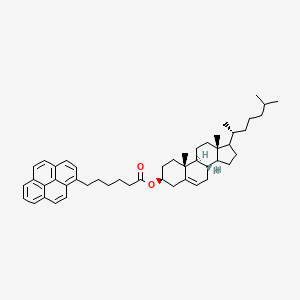molecular formula C49H64O2 B1221527 胆固醇-6-芘基己酸酯 CAS No. 96886-70-3