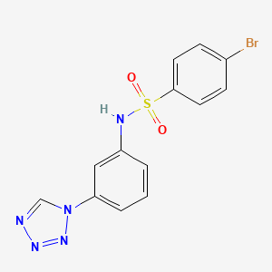 4-bromo-N-[3-(1H-tetrazol-1-yl)phenyl]benzenesulfonamide