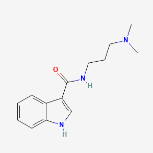 N-[3-(dimethylamino)propyl]-1H-indole-3-carboxamide