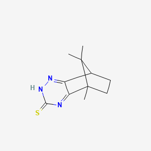 5,9,9-Trimethyl-5,6,7,8-tetrahydro-5,8-methano-1,2,4-benzotriazine-3-thiol