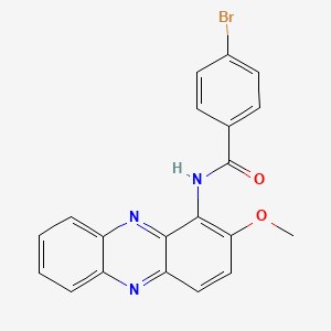 4-bromo-N-(2-methoxy-1-phenazinyl)benzamide