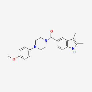 (2,3-dimethyl-1H-indol-5-yl)[4-(4-methoxyphenyl)piperazin-1-yl]methanone