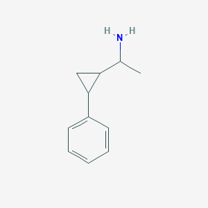 1-(2-Phenylcyclopropyl)ethan-1-amine