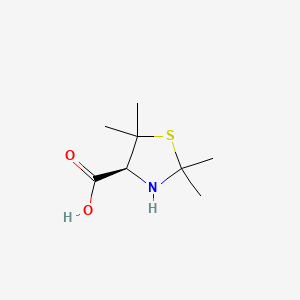 molecular formula C8H15NO2S B1221544 N,S-isopropylidene-D-penicillamine 