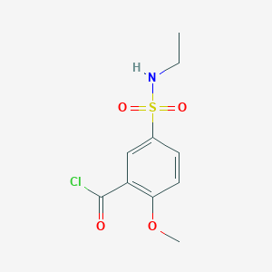 Benzoyl chloride, 5-[(ethylamino)sulfonyl]-2-methoxy-