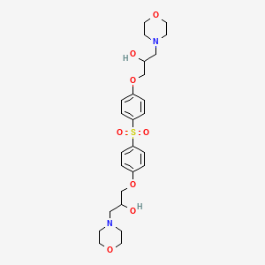 3,3'-[Sulfonylbis(benzene-4,1-diyloxy)]bis[1-(morpholin-4-yl)propan-2-ol]