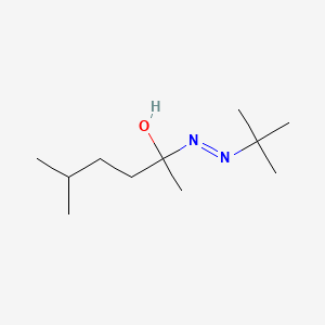 molecular formula C11H24N2O B1221551 2-(tert-Butylazo)-5-methylhexan-2-ol CAS No. 64819-51-8