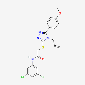 N-(3,5-dichlorophenyl)-2-{[5-(4-methoxyphenyl)-4-(prop-2-en-1-yl)-4H-1,2,4-triazol-3-yl]sulfanyl}acetamide