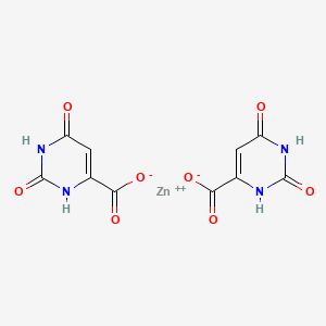 molecular formula C10H6N4O8Zn B1221554 Zinc orotate CAS No. 60388-02-5