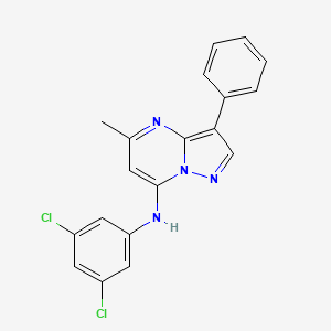 N-(3,5-dichlorophenyl)-5-methyl-3-phenylpyrazolo[1,5-a]pyrimidin-7-amine