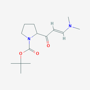 tert-Butyl 2-(3-(dimethylamino)acryloyl)pyrrolidine-1-carboxylate