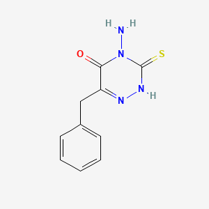 4-amino-6-benzyl-3-mercapto-1,2,4-triazin-5(4H)-one