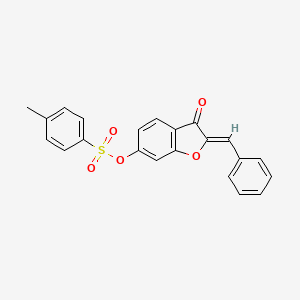 3-Oxo-2-(phenylmethylene)benzo[3,4-b]furan-6-yl 4-methylbenzenesulfonate