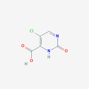 molecular formula C5H3ClN2O3 B12215701 5-Chloro-2-hydroxypyrimidine-4-carboxylic acid 