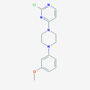 2-Chloro-4-[4-(3-methoxyphenyl)piperazin-1-yl]pyrimidine