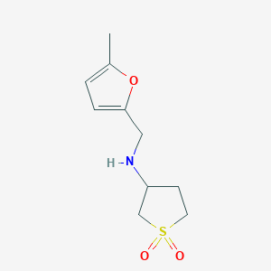 3-{[(5-Methyl-2-furyl)methyl]amino}thiolane-1,1-dione