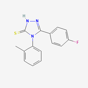 5-(4-fluorophenyl)-4-(2-methylphenyl)-4H-1,2,4-triazole-3-thiol