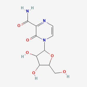 3,4-dihydro-3-oxo-4-beta-D-ribofuranosyl-2-pyrazinecarboxamide