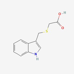 {[(1H-Indol-3-yl)methyl]sulfanyl}acetic acid