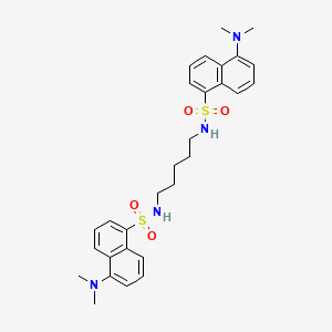 molecular formula C29H36N4O4S2 B1221600 二甲氨基萘磺酰氯 CAS No. 55521-24-9