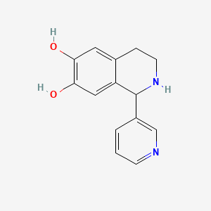 1-(Pyridin-3-yl)-1,2,3,4-tetrahydroisoquinoline-6,7-diol