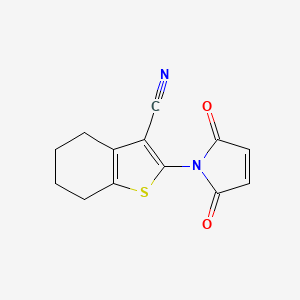 2-(2,5-dioxo-2,5-dihydro-1H-pyrrol-1-yl)-4,5,6,7-tetrahydro-1-benzothiophene-3-carbonitrile