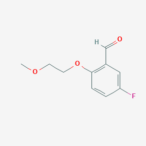 5-Fluoro-2-(2-methoxyethoxy)benzaldehyde