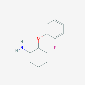 2-(2-Fluorophenoxy)cyclohexan-1-amine