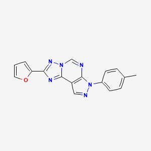 2-(furan-2-yl)-7-(4-methylphenyl)-7H-pyrazolo[4,3-e][1,2,4]triazolo[1,5-c]pyrimidine