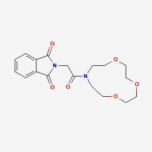 2-[2-oxo-2-(1,4,7-trioxa-10-azacyclododecan-10-yl)ethyl]-1H-isoindole-1,3(2H)-dione