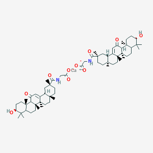 molecular formula C64H96CaN2O10 B1221618 Glycyrrhetinyl-glycine conjugate CAS No. 82824-02-0