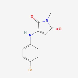 3-(4-bromophenylamino)-1-methyl-1H-pyrrole-2,5-dione