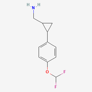 Cyclopropanemethanamine, 2-[4-(difluoromethoxy)phenyl]-