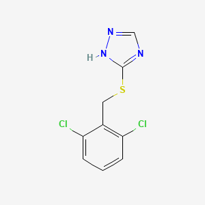 3-[(2,6-dichlorobenzyl)sulfanyl]-4H-1,2,4-triazole