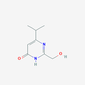 2-(Hydroxymethyl)-6-(propan-2-YL)pyrimidin-4-OL