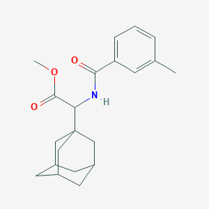 Methyl 2-adamantanyl-2-[(3-methylphenyl)carbonylamino]acetate