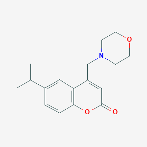 4-(morpholin-4-ylmethyl)-6-(propan-2-yl)-2H-chromen-2-one