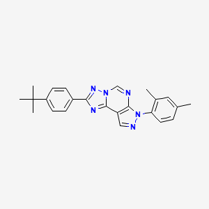 2-(4-tert-butylphenyl)-7-(2,4-dimethylphenyl)-7H-pyrazolo[4,3-e][1,2,4]triazolo[1,5-c]pyrimidine