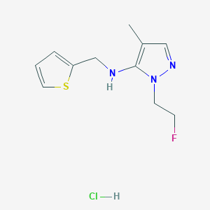 1-(2-fluoroethyl)-4-methyl-N-(2-thienylmethyl)-1H-pyrazol-5-amine